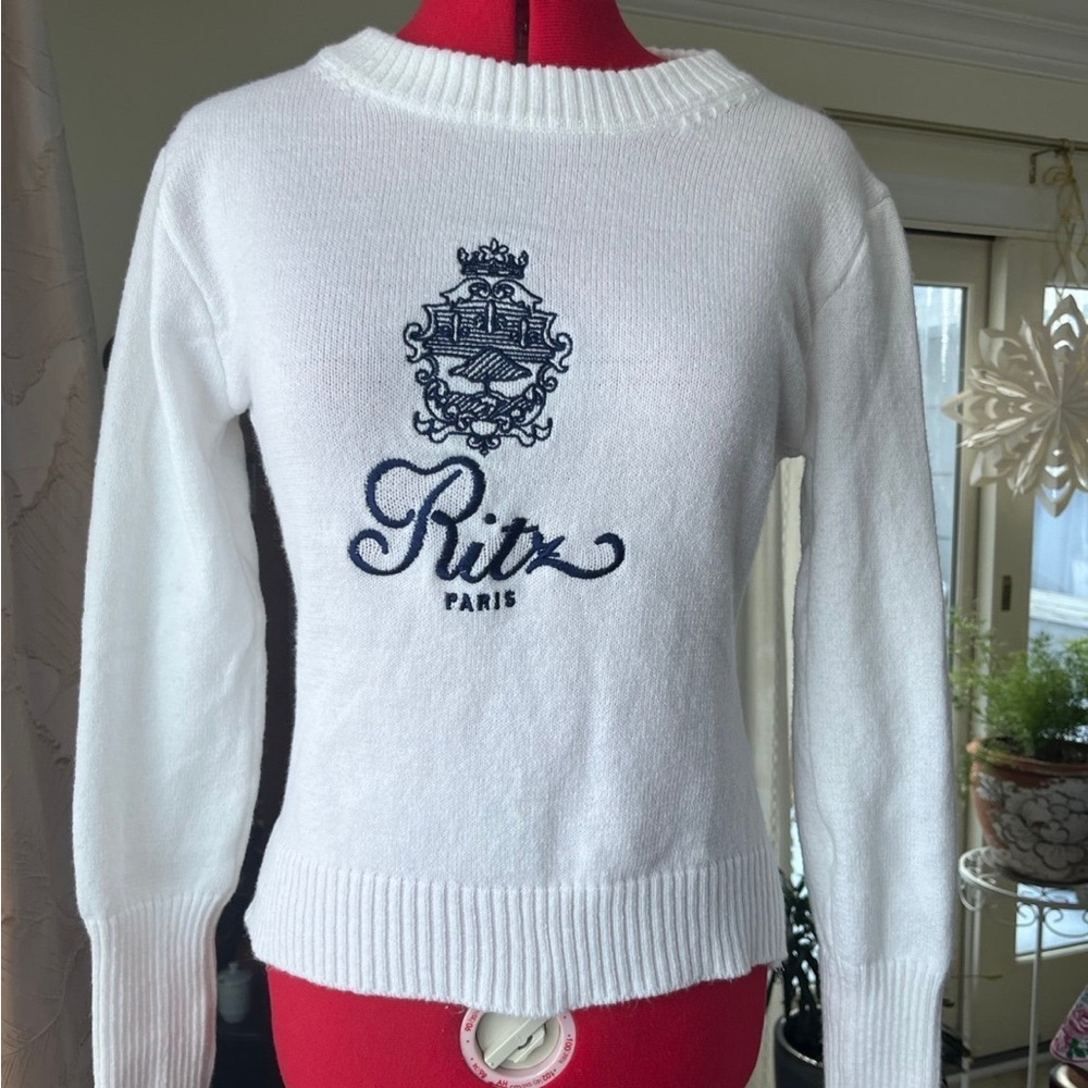 Ritz Paris White Sweater